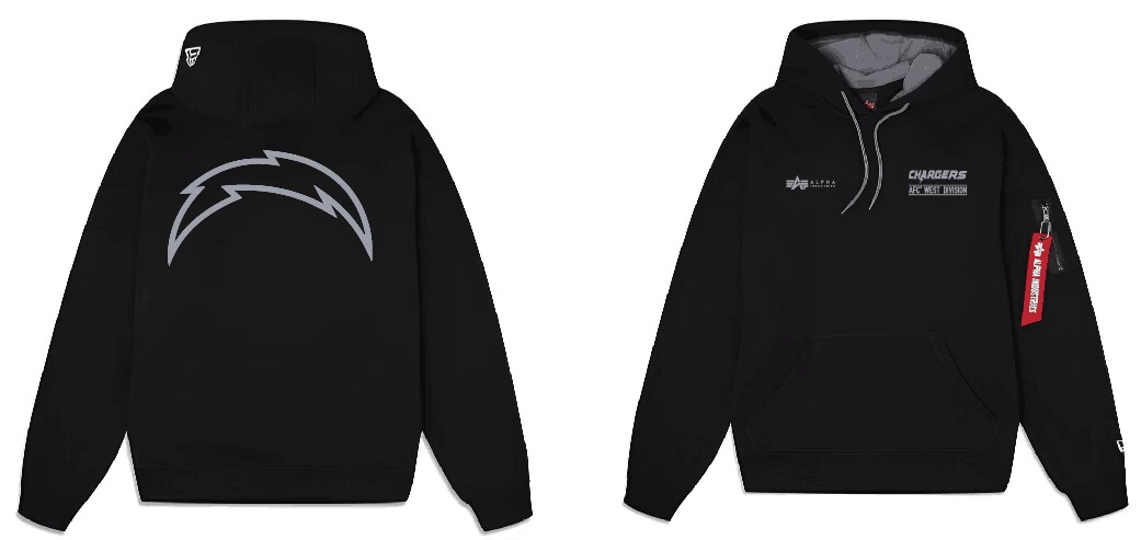 Men Los Angeles Chargers 2024 Nike NFL black hoodie